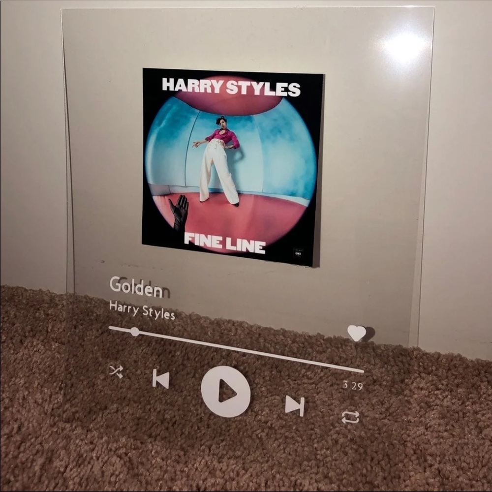 8x10 Acrylic Spotify Signs